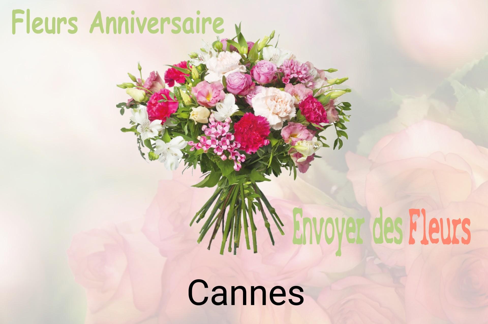 Bouquet de fleurs d’anniversaire livré à Cannes